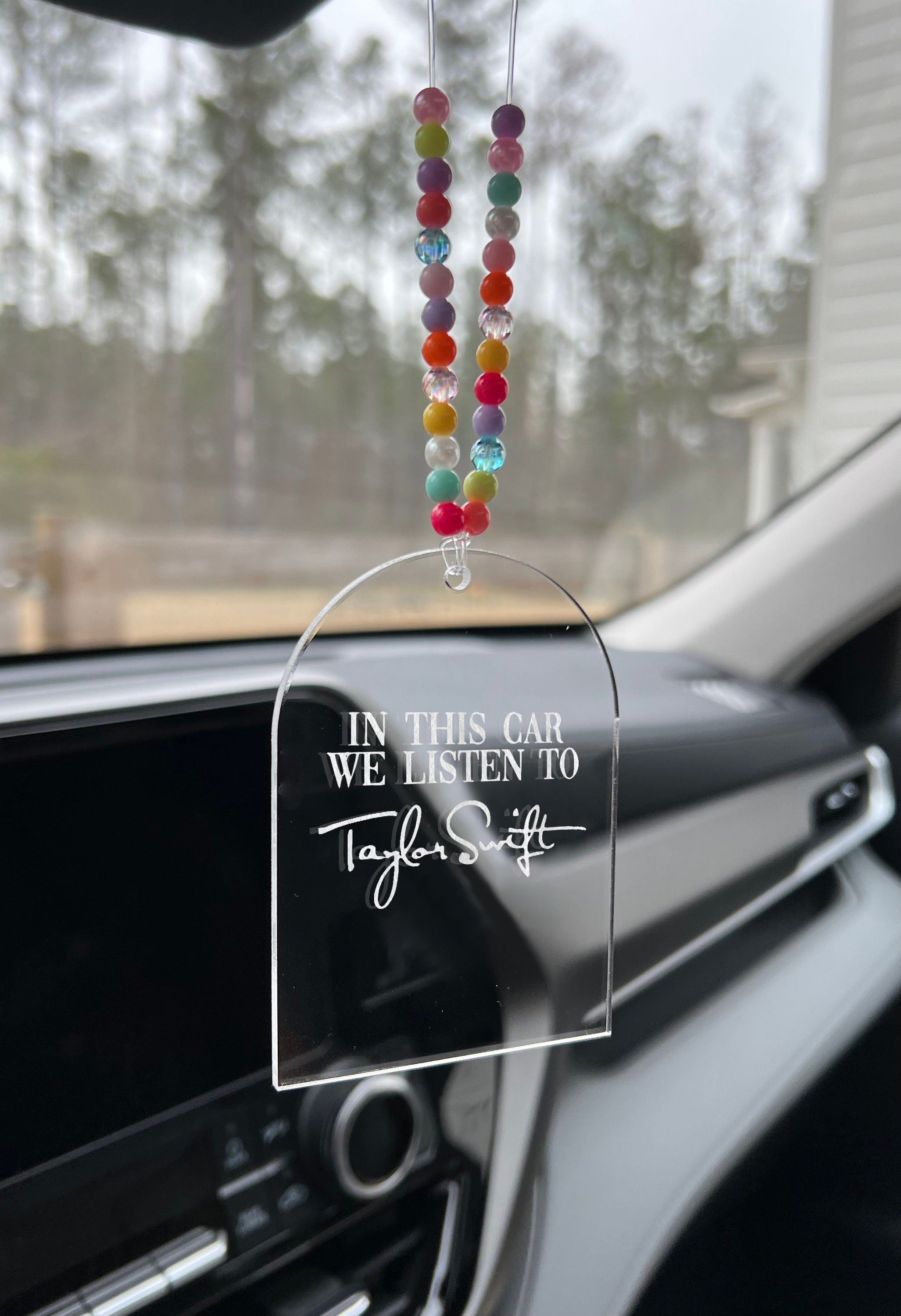Car charm, car accessories, rearview mirror decor