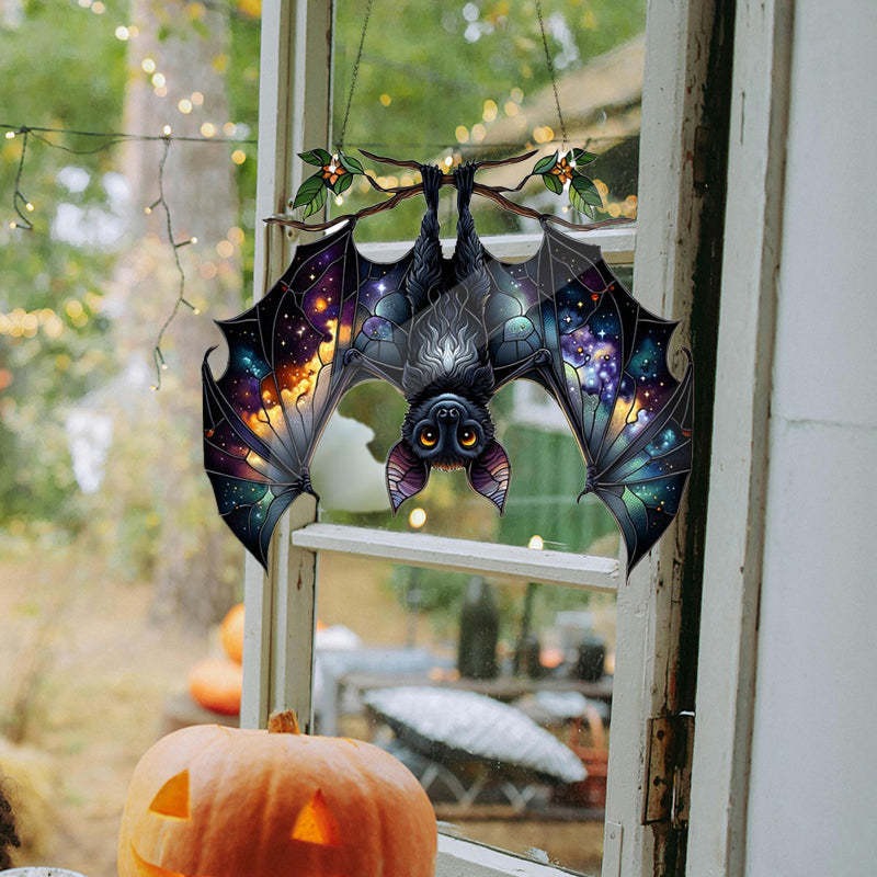 Bat Gothic Window Hanging