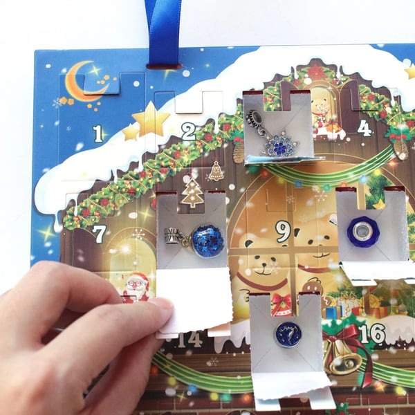 💥50% OFF NOW- 24 Pcs DIY Christmas Advent Calendar Bracelets Set
