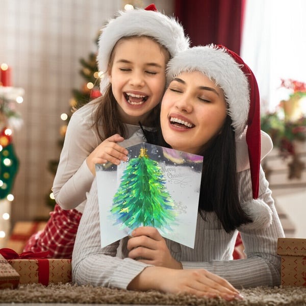Christmas Tree 3D Pop-Up Card