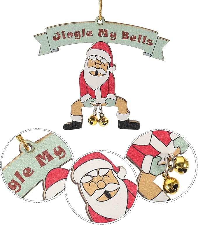 Funny Christmas Hanging Ornament-Jingle My Bells