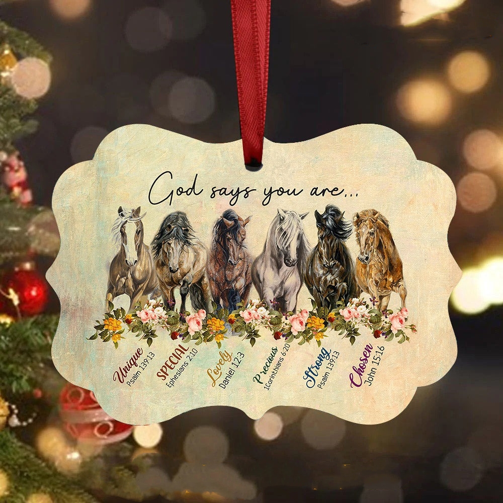 Horse Christmas Ornament