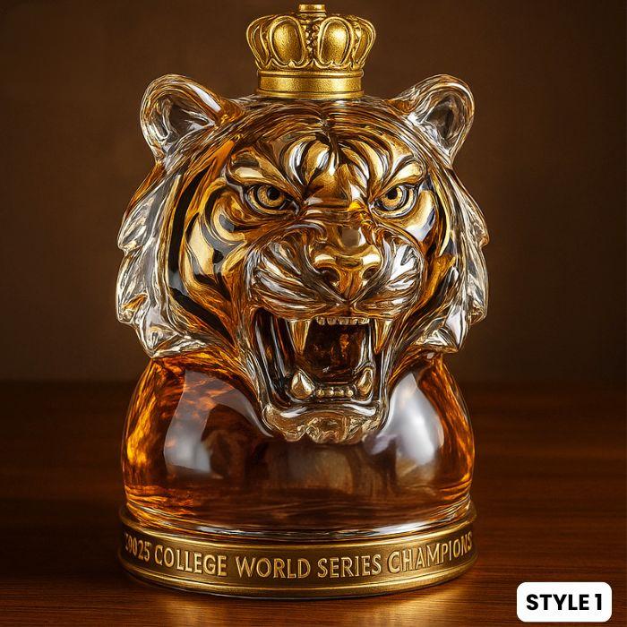 HOT LSU Tigers Champion Whiskey Bottle