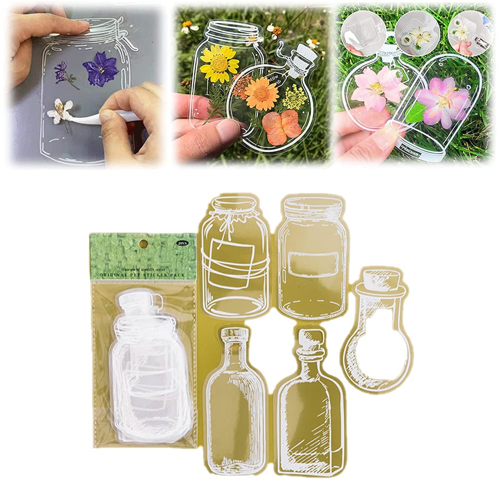 🌼DIY Transparent Dried Flower Bookmarks