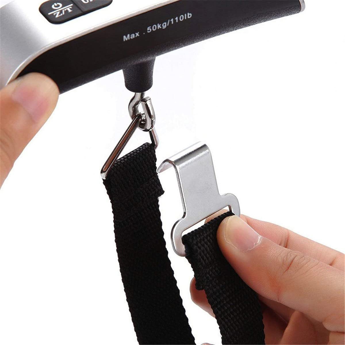 2-pack travel luggage scale with hook