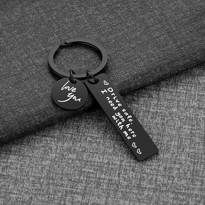 Safe driving keychain gift