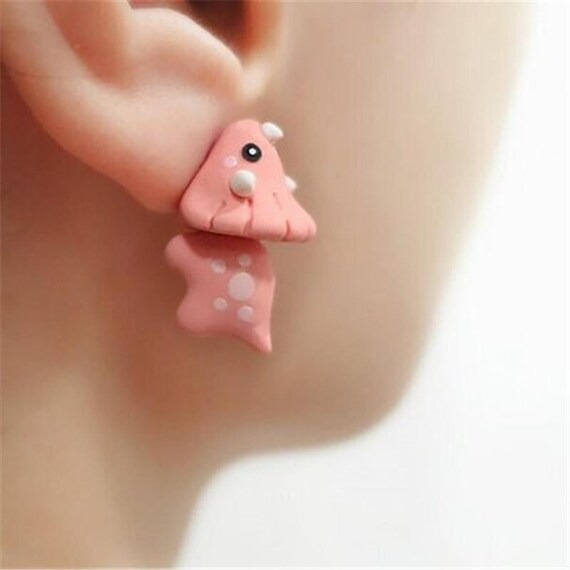CUTE ANIMAL BITE EARRINGS 🦖🐕🦈🐋