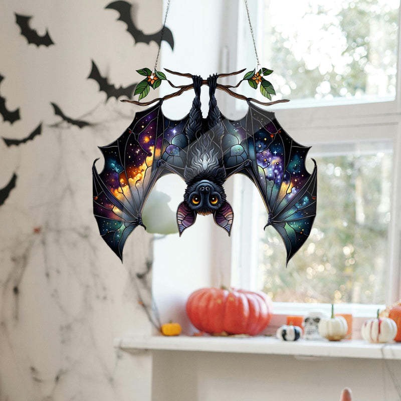 Bat Gothic Window Hanging