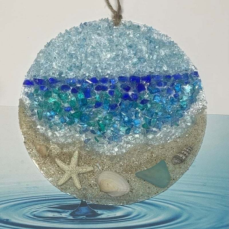 Christmas Tree Beach Ornament