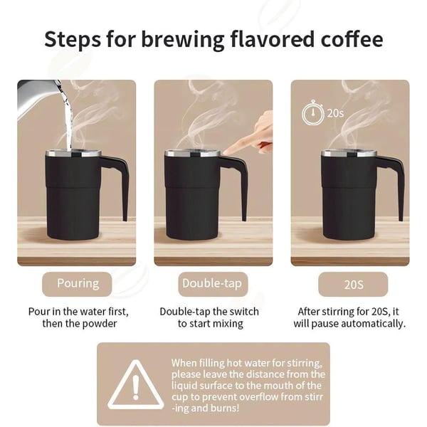 Electric Magnetic Stirring Coffee Mug