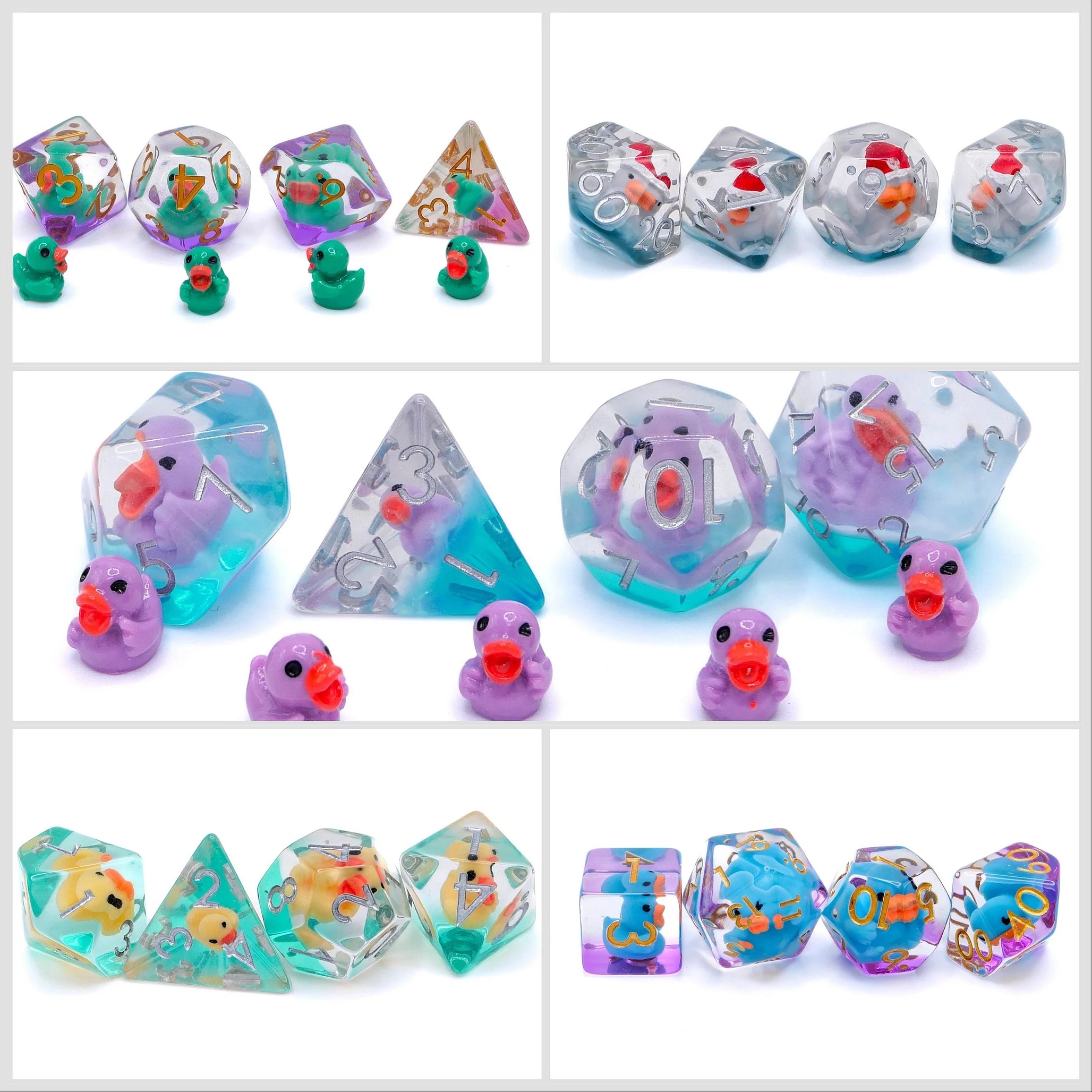 Duck Resin Dice Set
