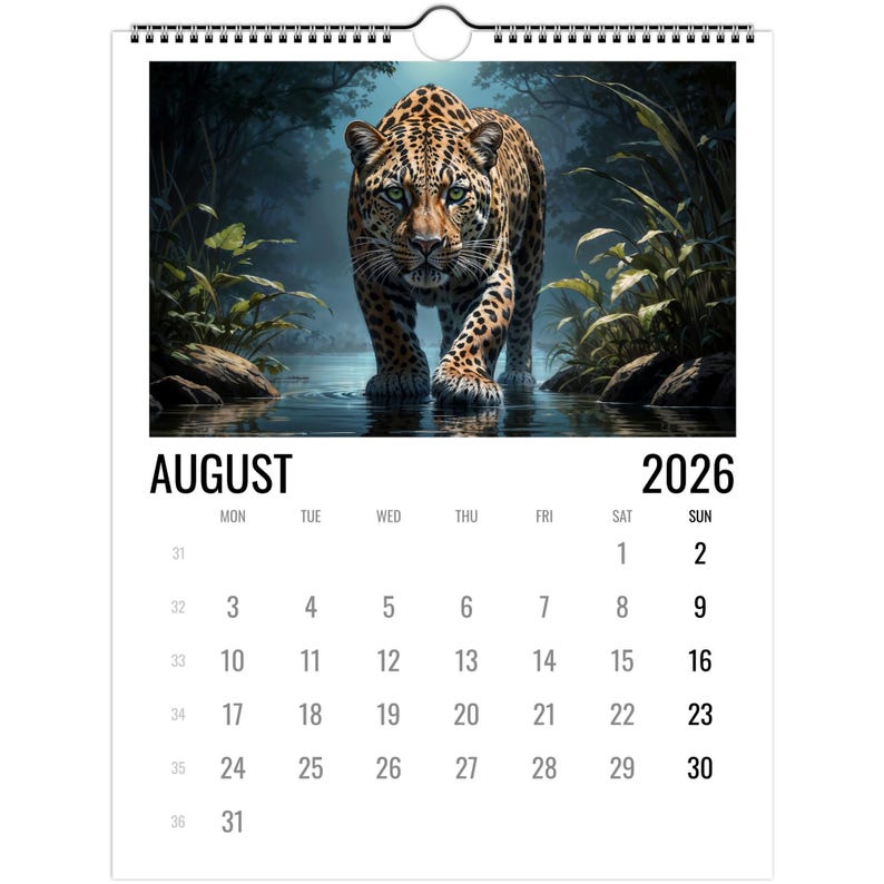 Wild Cat Wall calendars 2026