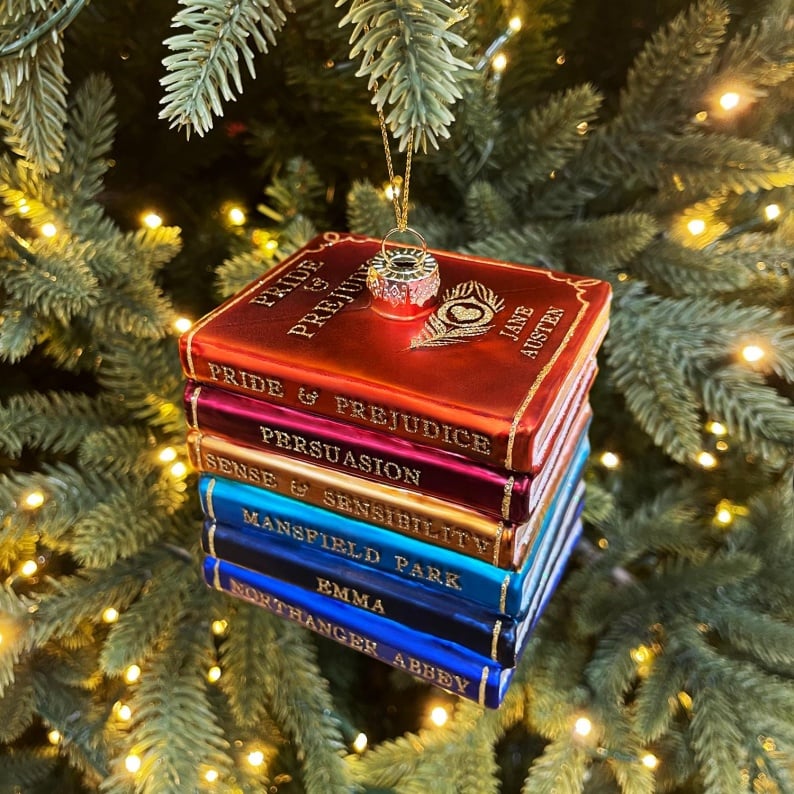 🔥Jane Austen Christmas Tree Ornament