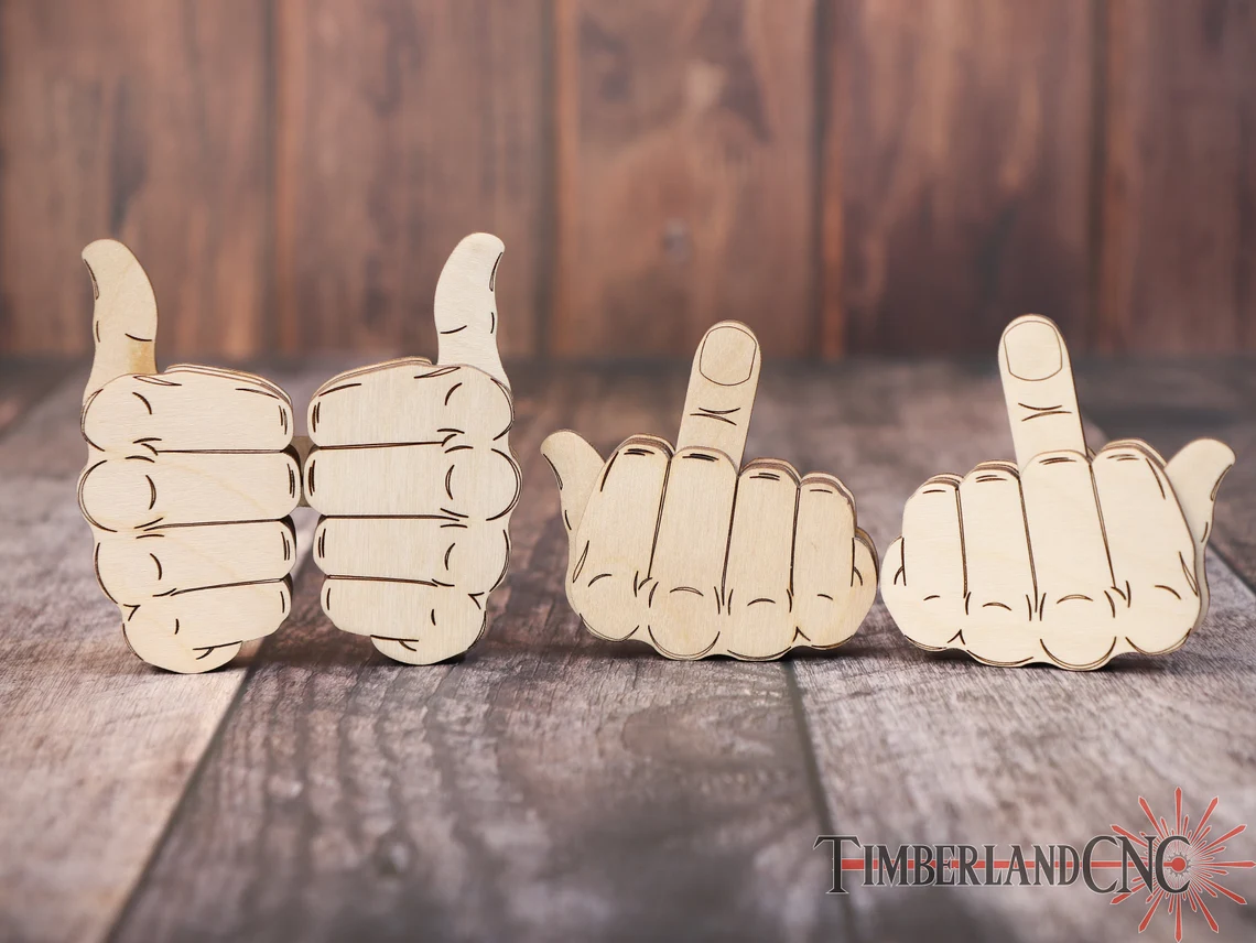 Automatic Flip Off Middle Finger