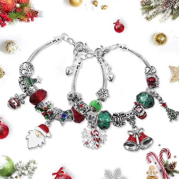 💥50% OFF NOW- 24 Pcs DIY Christmas Advent Calendar Bracelets Set