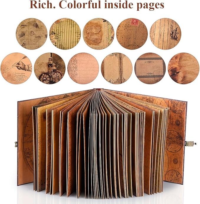 Scrapbook Photo Album Travel Journal Book