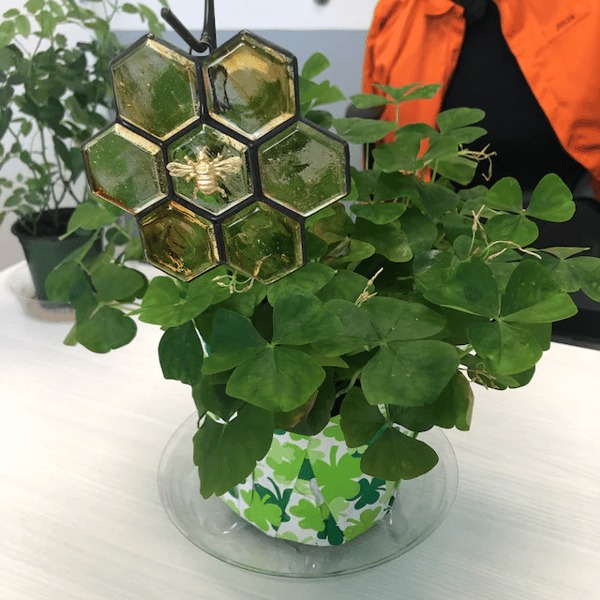 🐝Stained Glass Bee Ornament/Sun Catcher