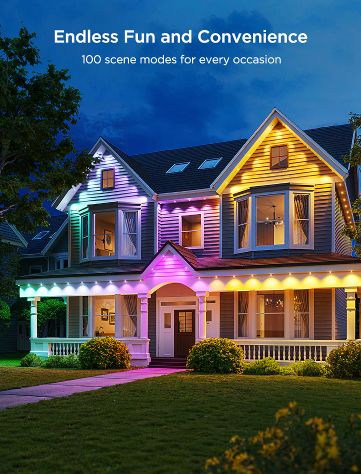 🔥Hot sale🔥bluetooth remote control led permanent outdoor light