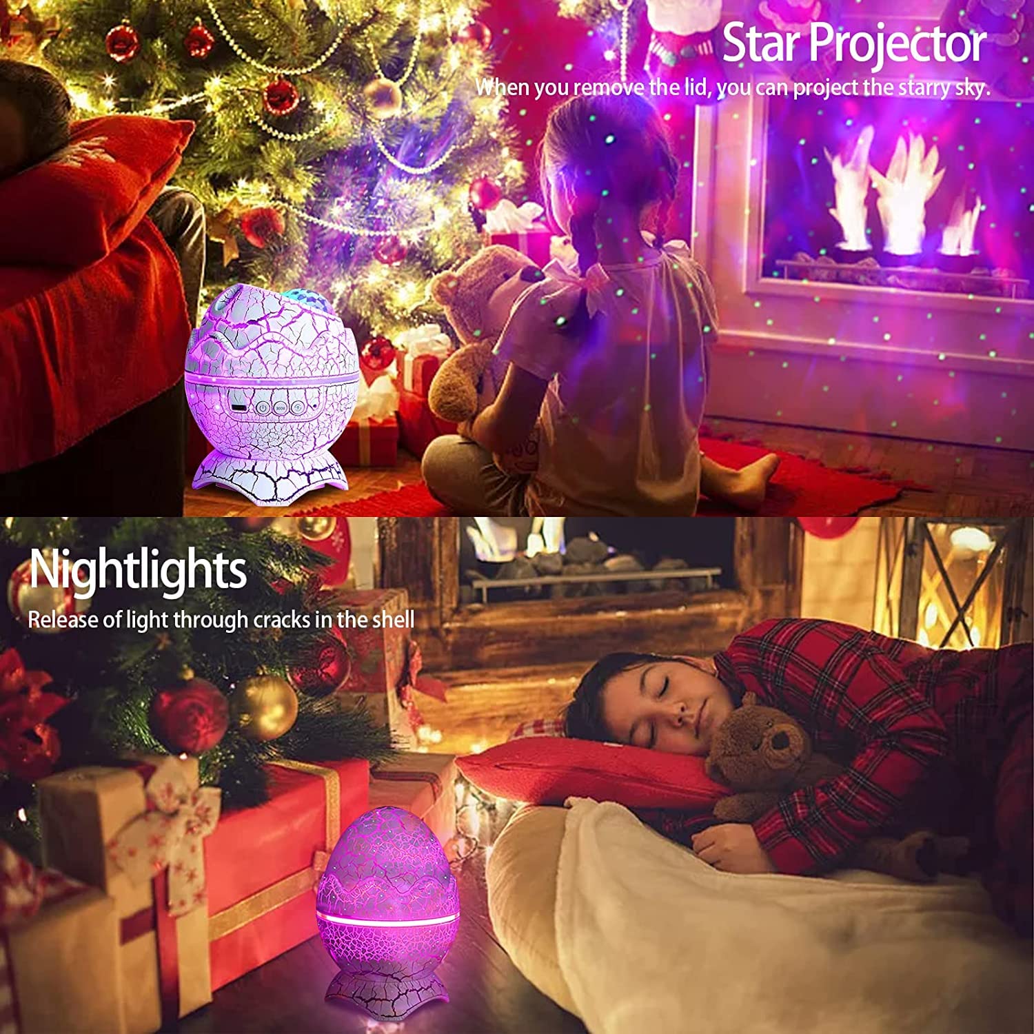 Dinosaur Egg Galaxy Star Projector