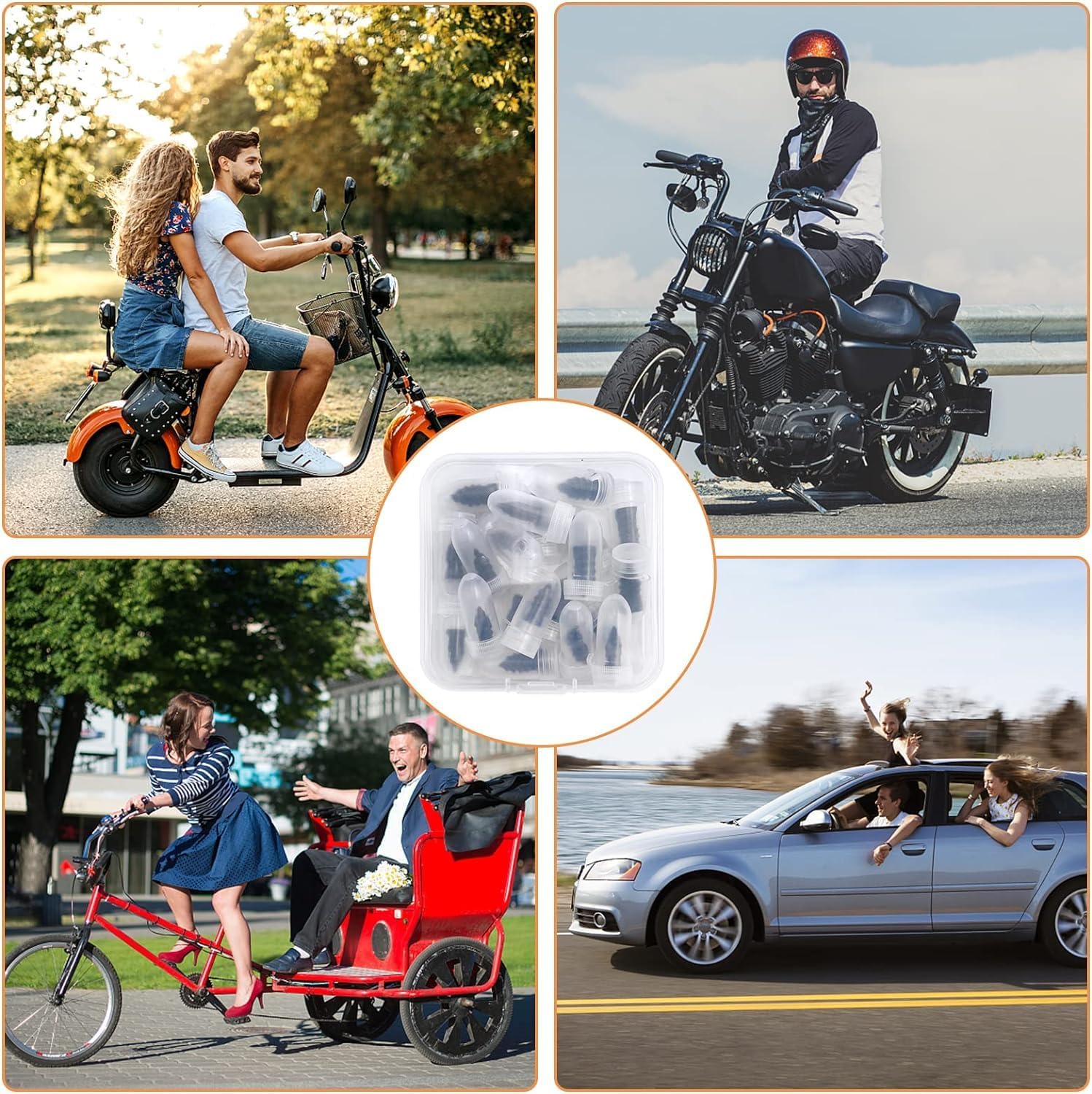 Spike type tire repair screw