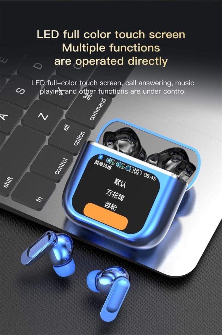 SE60 Earbuds 1.9 Inch Large Screen LED Full-Color Touch Screen Various Color Earbud Selections-Shenzhen Shengye Technology Co.,Ltd