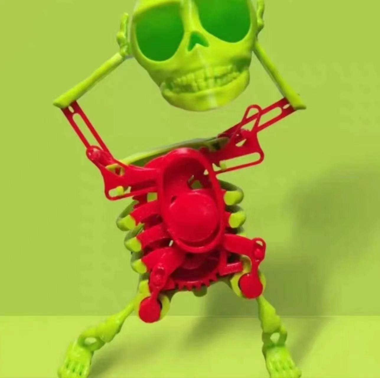 Dancing and Swinging 3D Skull Toy