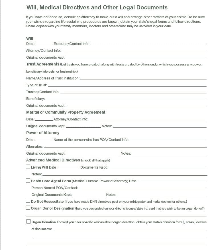 Putting Things In Order Organiser