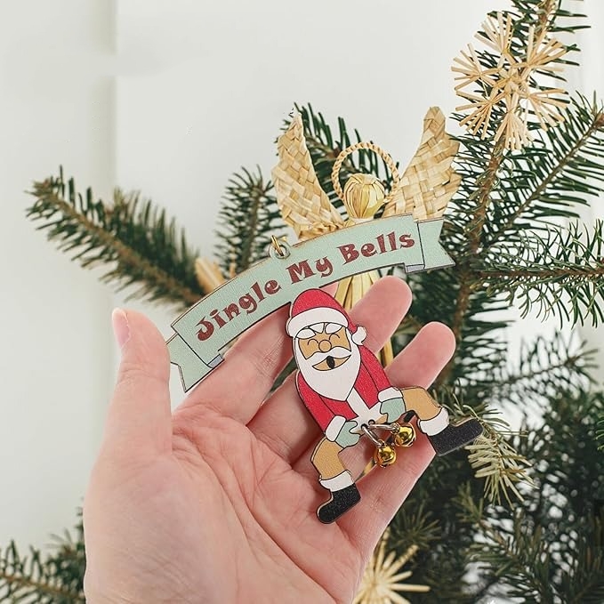 Funny Christmas Hanging Ornament-Jingle My Bells