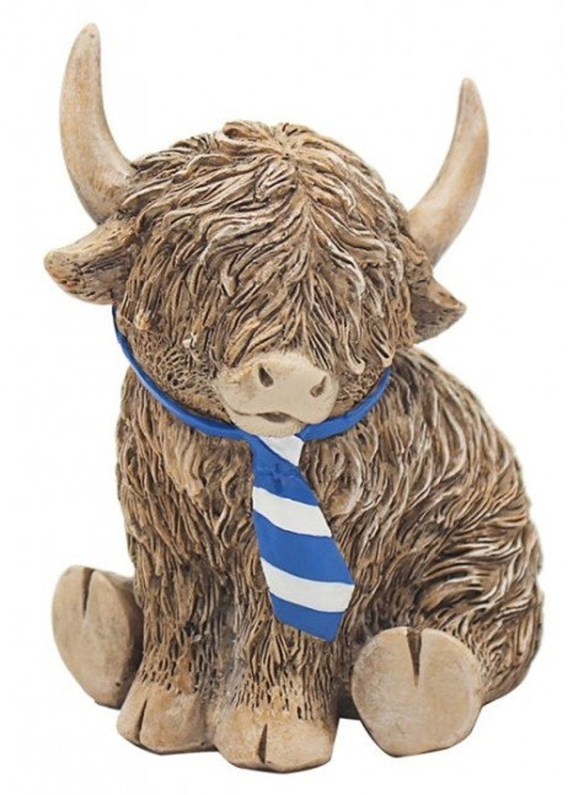 Cute Highland Cows Love Figurine