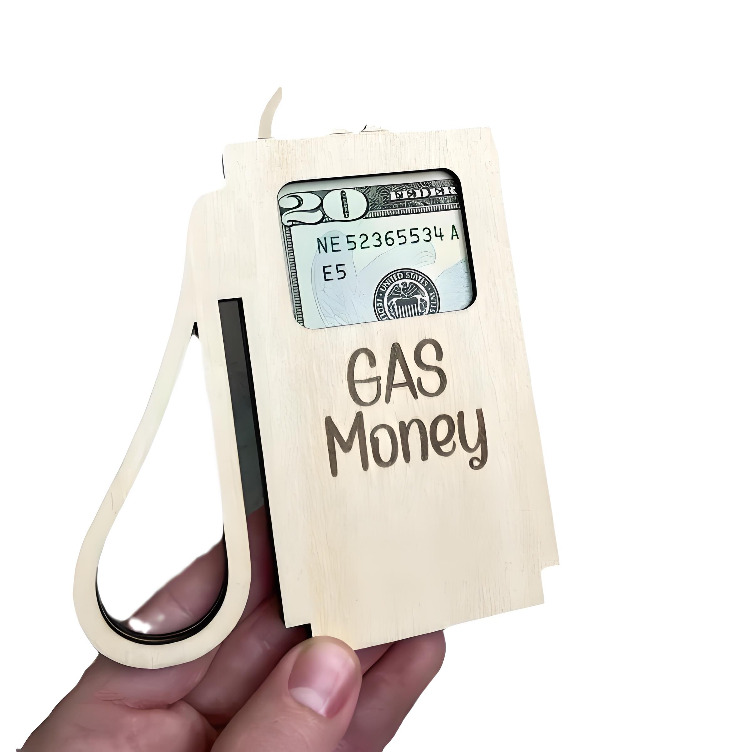 Christmas Petrol Money Clip Pendant