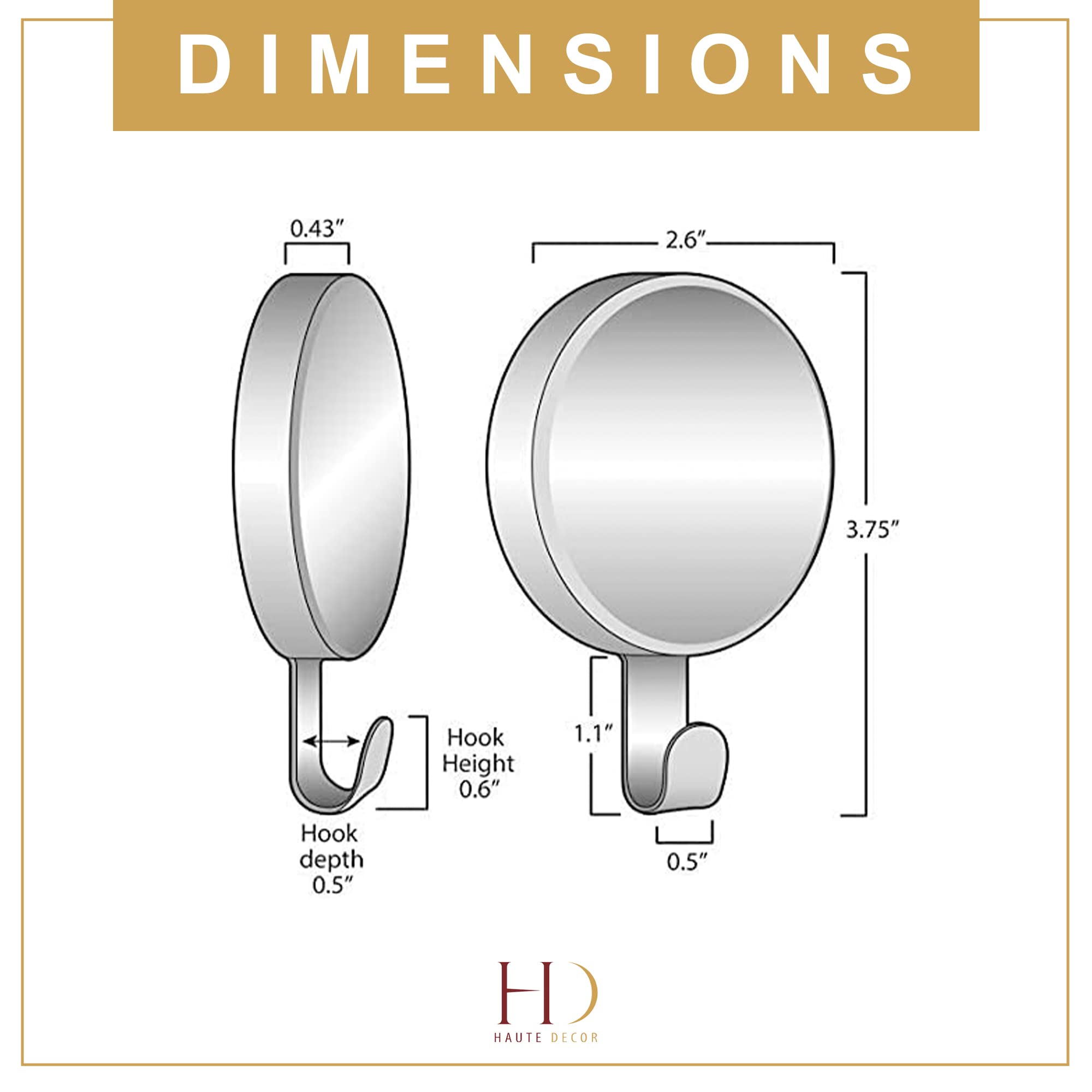 Attract Magnetic Wreath Hange Pane Glass Door/Window - Holds up to 10 lbs.