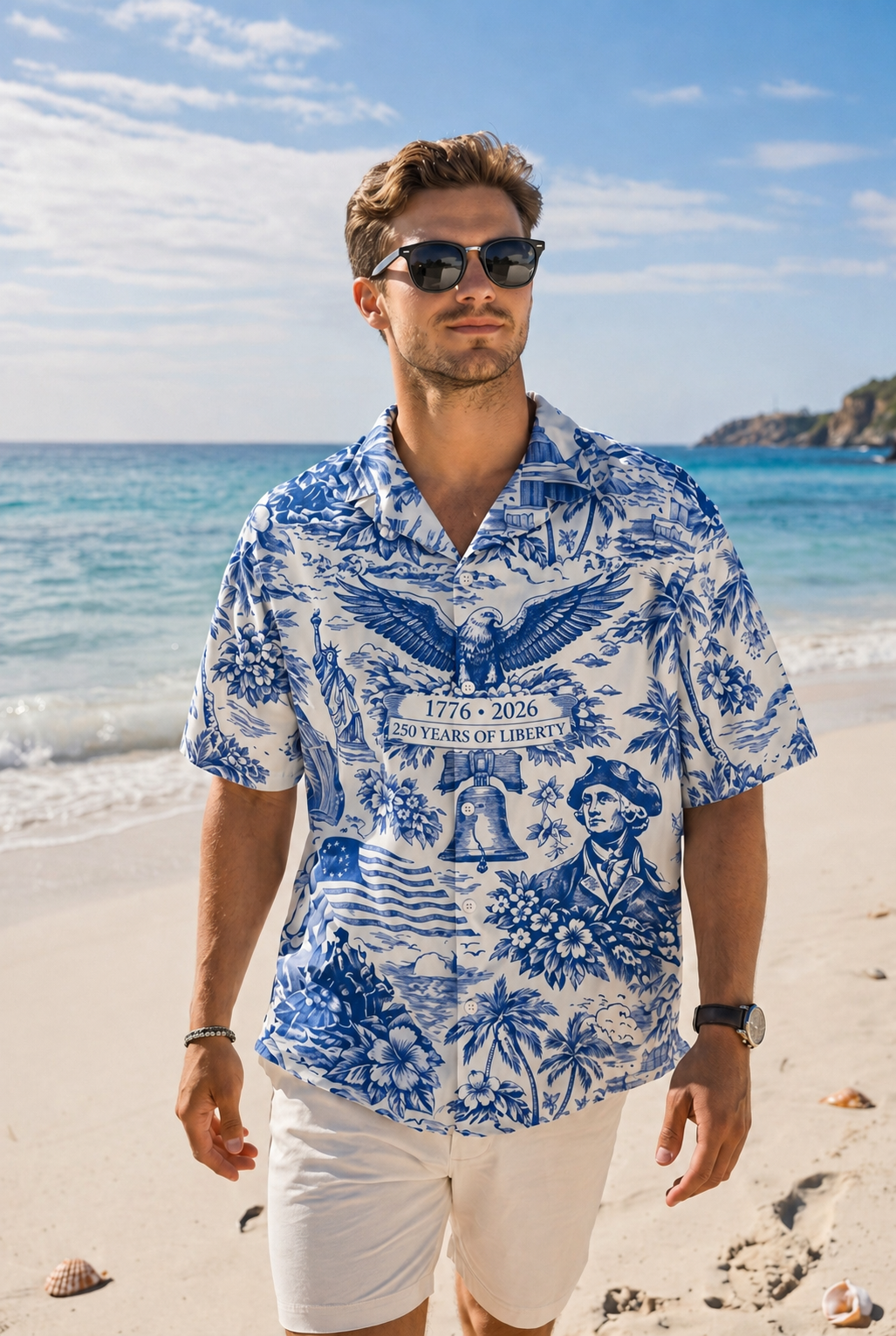 America 250th Anniversary Hawaiian Shirt