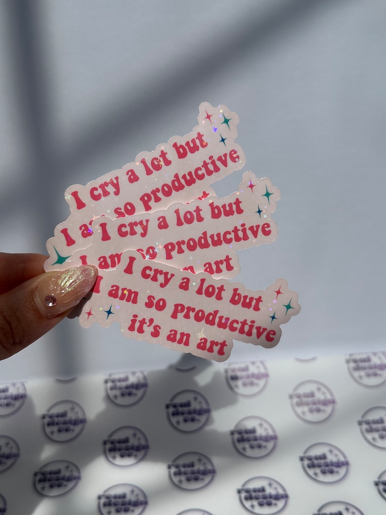 I Can Do It With a Broken Heart Sticker