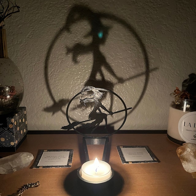 🕯️Tealight Shadow Caster - Halloween Tea Light Holder