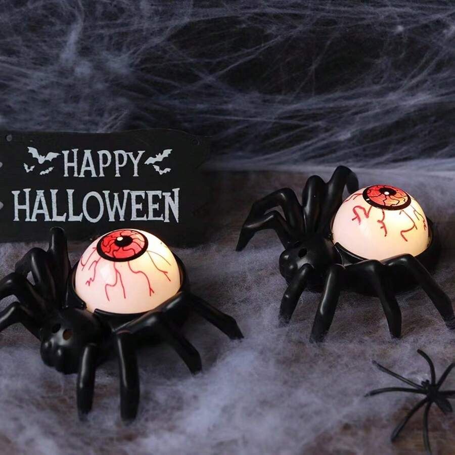💀🕸Halloween Eyeball Spider Decor Light