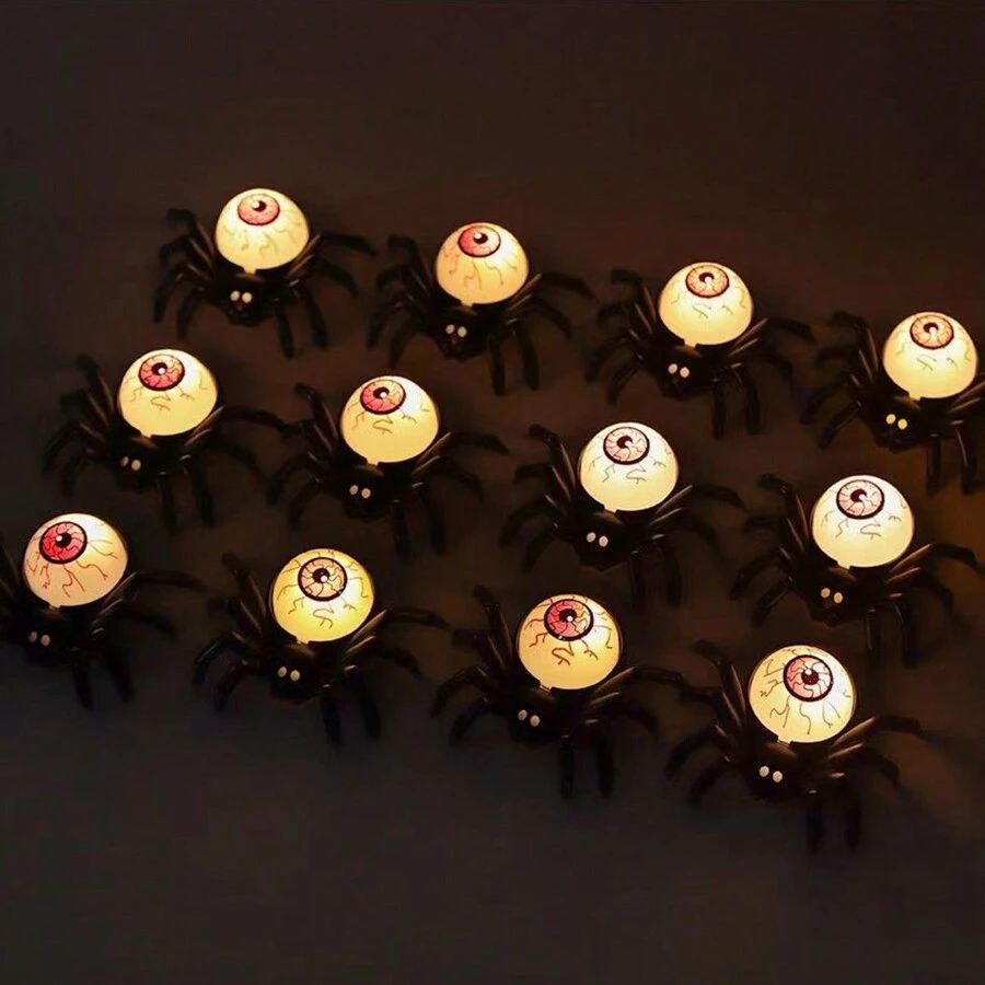 💀🕸Halloween Eyeball Spider Decor Light