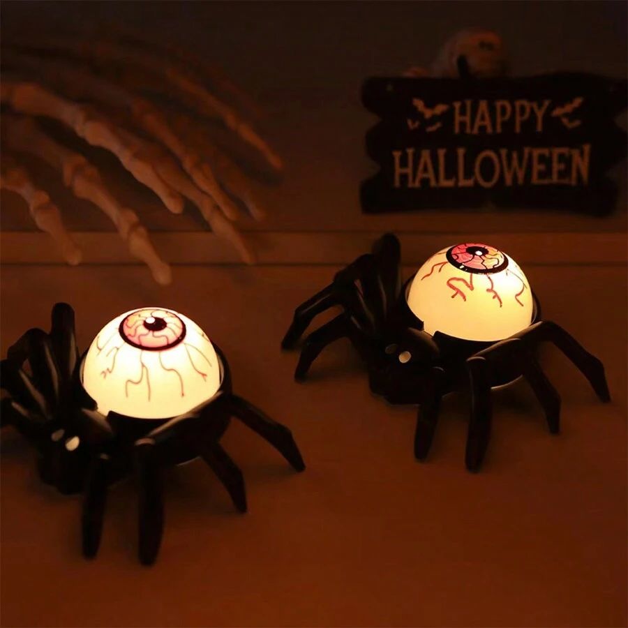 💀🕸Halloween Eyeball Spider Decor Light