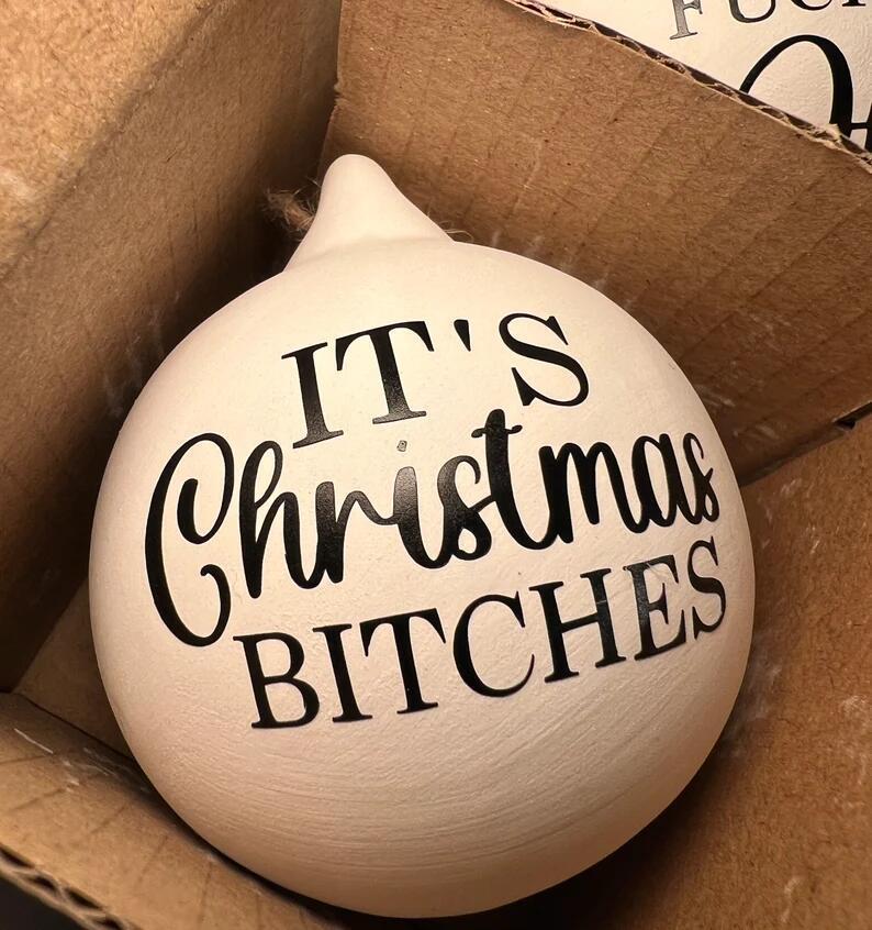 🎁Christmas Funny Offensive Bauble-Rude Baubles 🎄