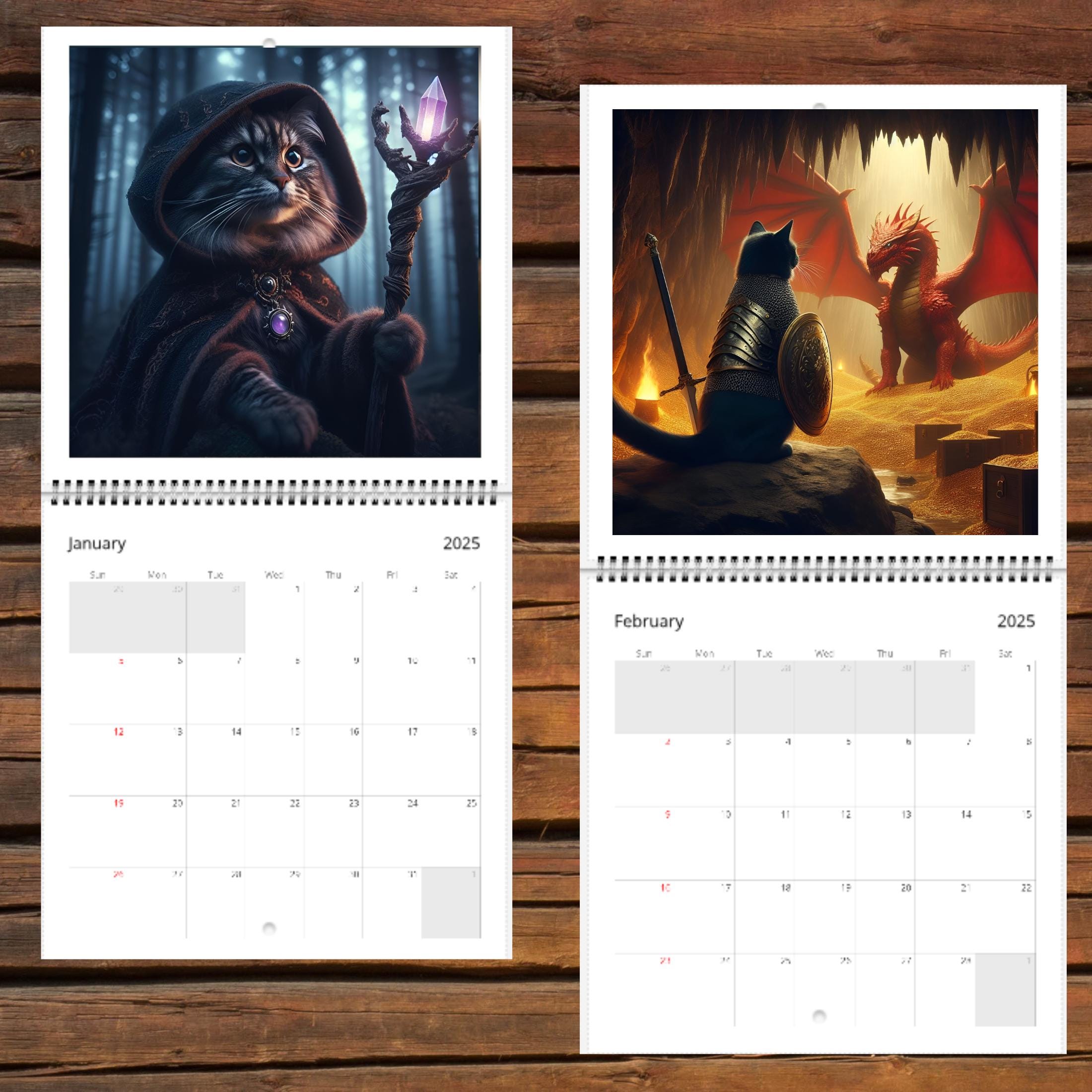 Weird Medieval Quest Cats Calendar 2025๐ฑ Quest Calendar 2025