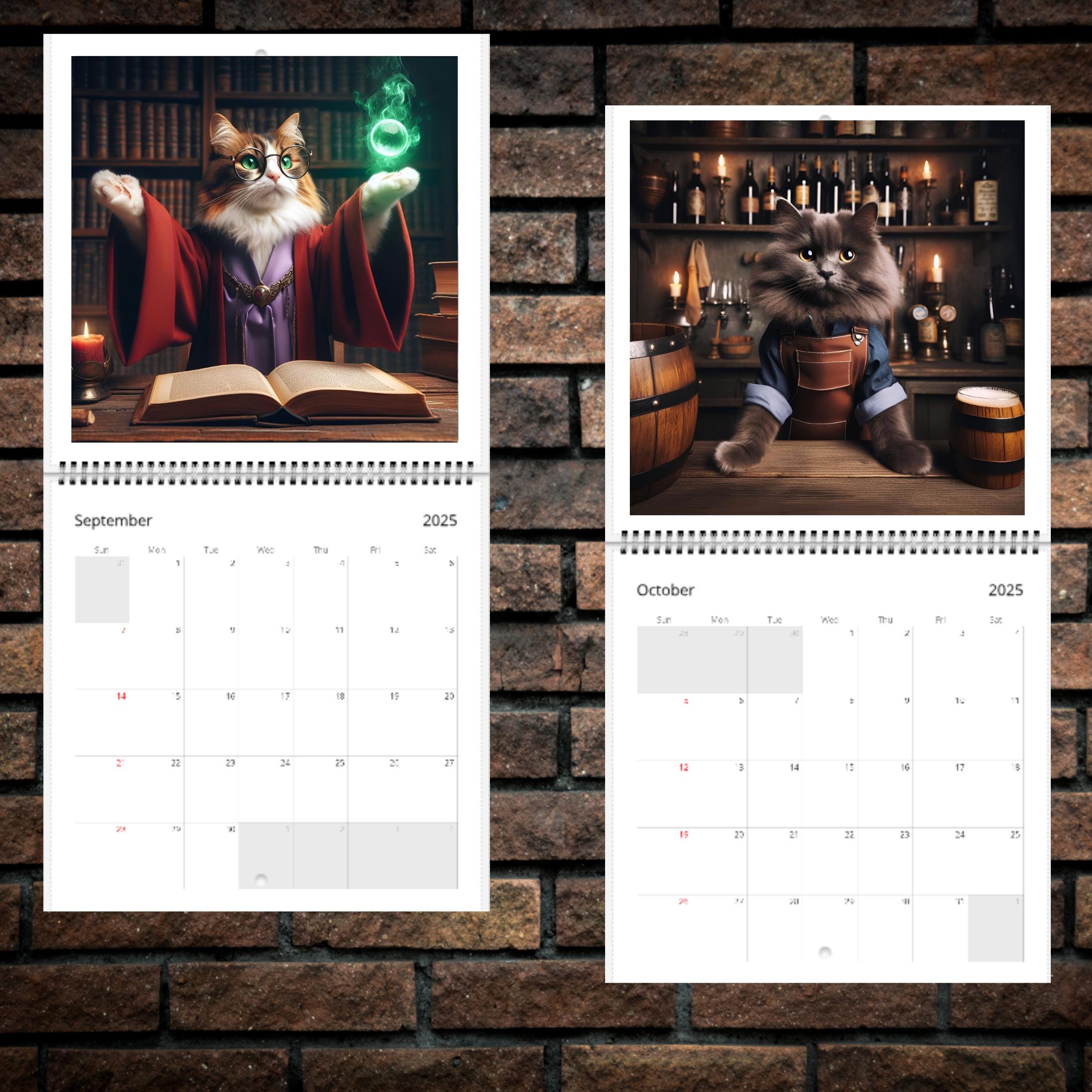Weird Medieval Quest Cats Calendar 2025๐ฑ Quest Calendar 2025