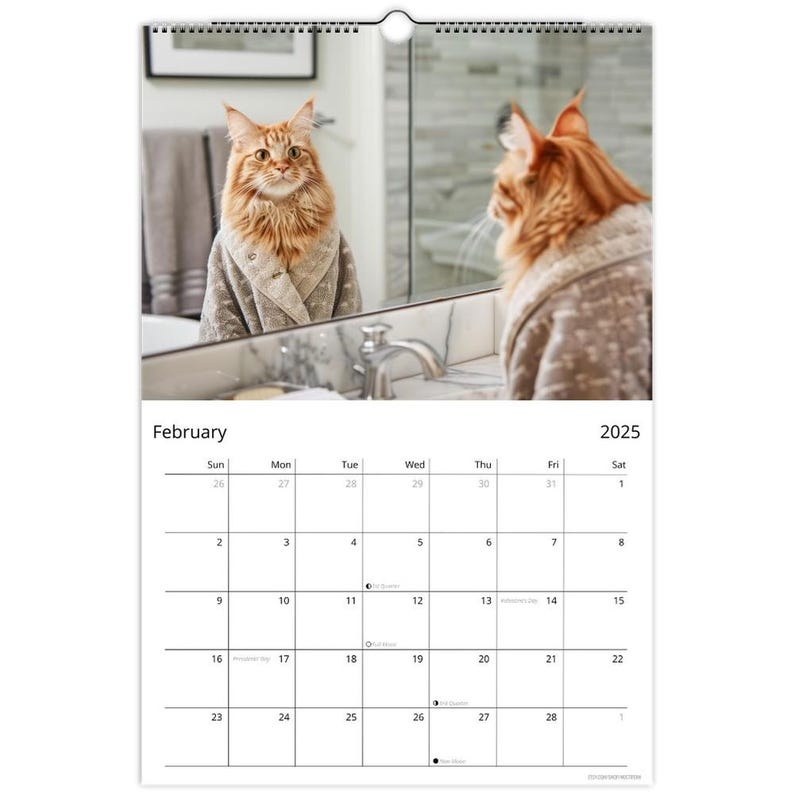 2025 Cat Calendar