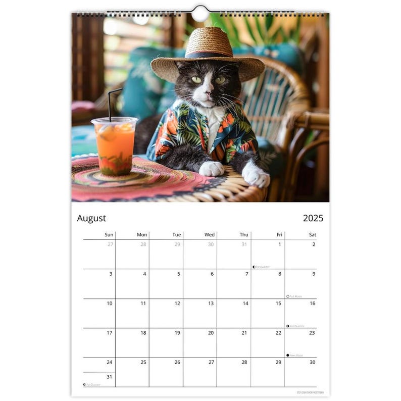 2025 Cat Calendar