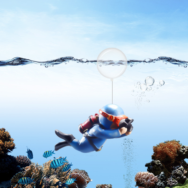 Fish Tank Diver Decoration