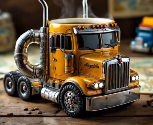 🌲2024 Christmas Hot Sale 🔥-Semi-Truck Coffee Mugs
