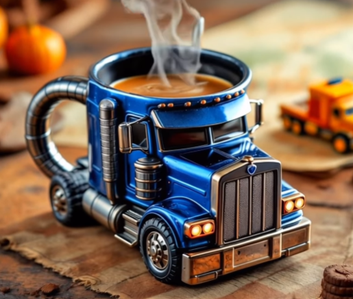 🌲2024 Christmas Hot Sale 🔥-Semi-Truck Coffee Mugs