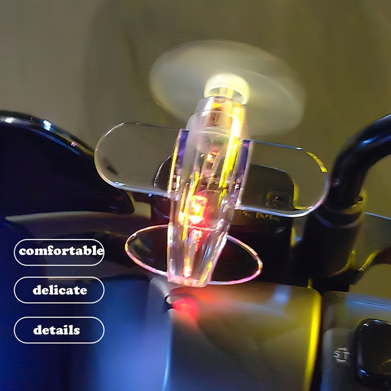 Wind-Powered LED Airplane Propeller