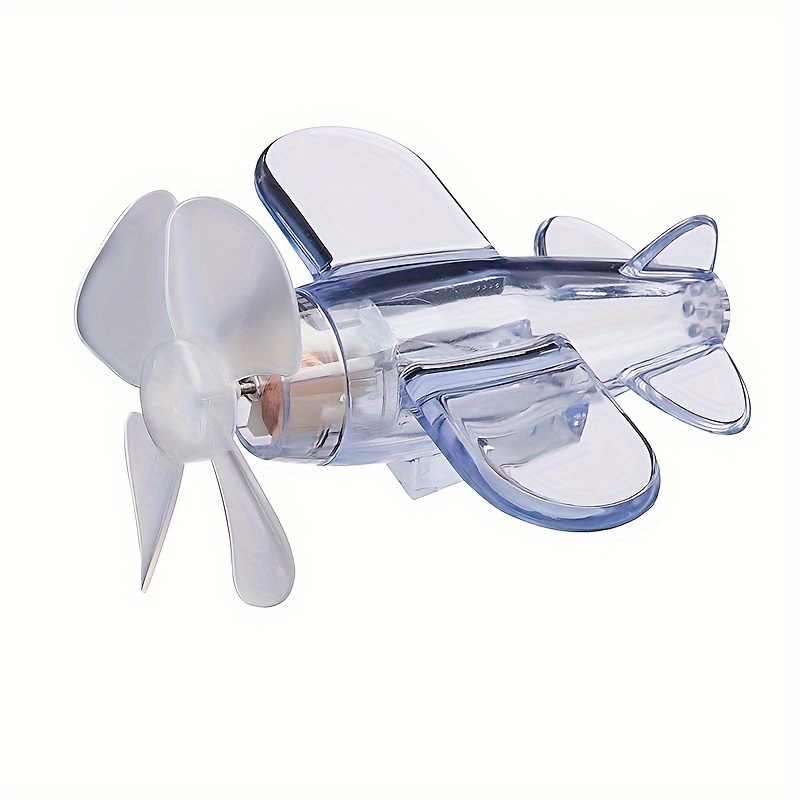 Wind-Powered LED Airplane Propeller