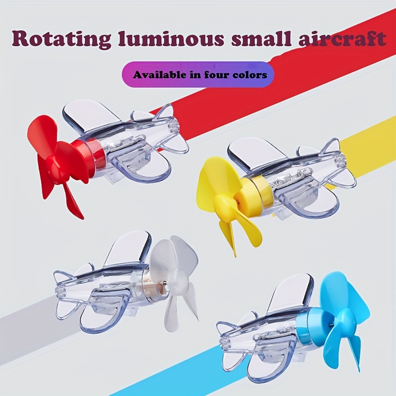 Wind-Powered LED Airplane Propeller