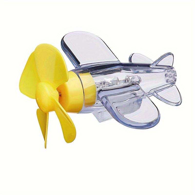 Wind-Powered LED Airplane Propeller