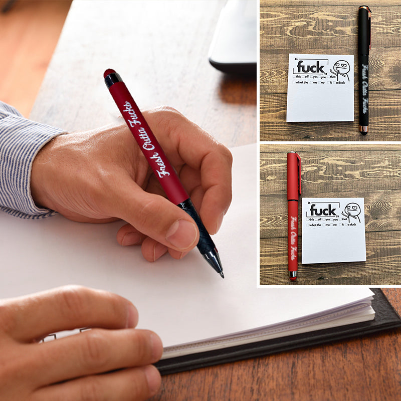 💥Last Day Promotion 50% OFF💝 Fresh Outta Fucks Pad and Pen